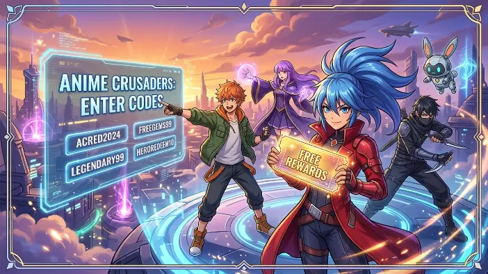 Anime Crusaders Codes Latest Working Codes, Free Rewards